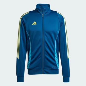 Куртка Adidas Tiro 24 Training, аквамарин/желтый