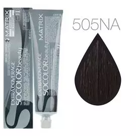 505na matrix socolor.beauty, крем-краска перманентная, светлый шатен натуральный пепельный 90мл