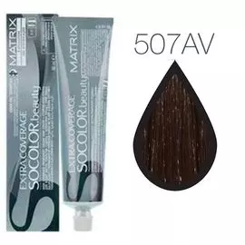 507av matrix socolor.beauty, крем-краска перм. блондин пепельно-перламутровый 100% покрытие седины