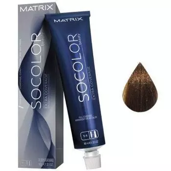 507G Matrix Socolor.beauty, Крем-краска перманентная, блондин золотистый 100% покрытие седины 90 мл