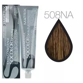 508na matrix socolor.beauty, крем-краска перманентная, светлый блондин натуральный пепельный 90мл