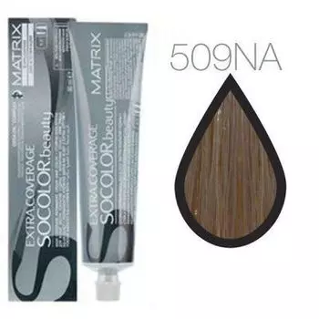 509NA Matrix Socolor Pre-Bonded, Крем-краска перманентная очень светлый блондин нат. пепельный 90м