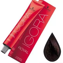 5 краска "igora royal" 5-68 светлый коричневый шоколадно-красный