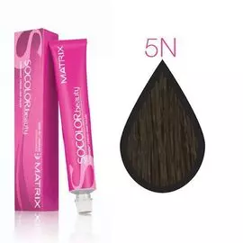5n matrix socolor.beauty, крем-краска перманентная, светлый шатен 90 мл