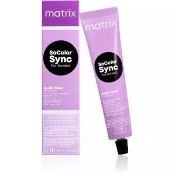 8AG Matrix socolor sync pre bonded Acidic, Кислотный тонер, Прозрачный Нюд, 90мл