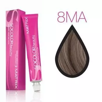 8MA Matrix Socolor.beauty, Крем-краска перманентная, светлый блондин мокка пепльный