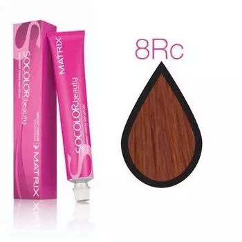 8RC Matrix Socolor.beauty, Крем-краска перманентная, Светлый Блондин красно-медный 90мл