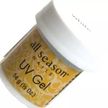 All Season Star Nail Гель "Старлайт" белый White 14г