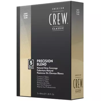 AMERICAN CREW Камуфляж краска для седых волос Блонд 7/8, 3*40 мл.