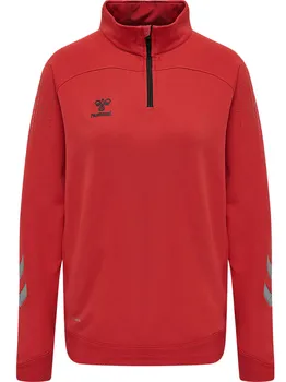Толстовка Hummel Halbreiverschluss Sweatshirt Hmllead Multisport Damen, цвет TRUE RED