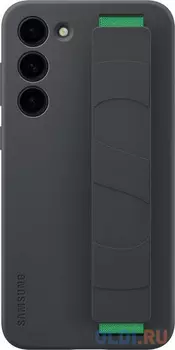 Чехол (клип-кейс) Samsung для Samsung Galaxy S23+ Silicone Grip Case черный (EF-GS916TBEGRU)