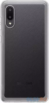 Чехол (клип-кейс) Samsung для Samsung Galaxy A02 Soft Clear Cover прозрачный (EF-QA022TTEGRU)