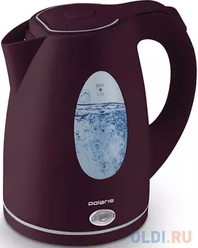 Чайник Polaris PWK 1575CL 2200 Вт бордовый 1.5 л пластик