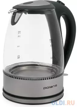 Чайник Polaris PWK 1719CGL 2200 Вт серый 1.7 л стекло