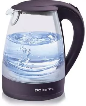 Чайник Polaris PWK 1767CGL, 2200Вт, 1.7л, стекло, фиолетовый