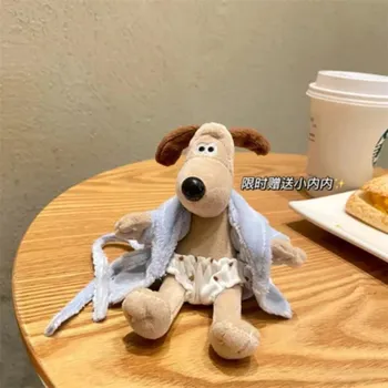 Милая подвеска Kawaii Gromit, плюшевая игрушка, кукла, брелок, украшение для автомобиля, парные украшения, милые игрушки для девочек, подарок на день рождения для девушки 12.5cm