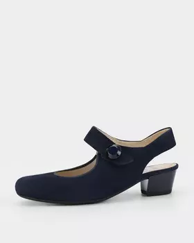 Туфли увеличенной полноты со стелькой и подошвой High Soft