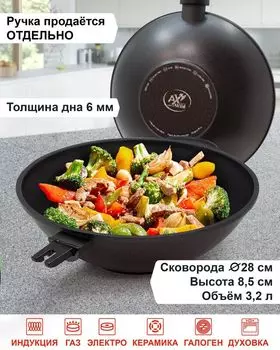 Вок в подарочной упаковке (без ручки)