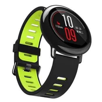 Классический 22-мм ремешок для смарт-часов для Xiaomi Huami Amazfit Stratos 2 2S Мягкий силиконовый браслет для Xiaomi Huami Amazfit PACe 22mm