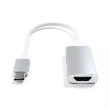 Переходник (адаптер) USB 2.0 Type-C(M)-HDMI(19F), 10 см, белый Satechi