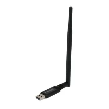 Адаптер Wi-Fi+Bluetooth GEMBIRD WNP-UA-019, 802.11a/b/g/n/ac, 2.4 / 5 ГГц, до 583 Мбит/с, 20 дБм, USB, внешних антенн: 1