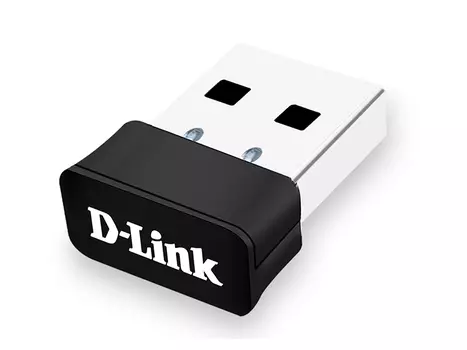 Адаптер Wi-Fi D-link DWA-171, 802.11a/b/g/n/ac, 2.4 / 5 ГГц, до 433 Мбит/с, 20 дБм, USB (DWA-171/RU/D1A)