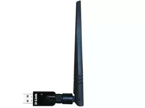 Адаптер D-link DWA-172, до 433 Мбит/с, 20 дБм, внешних антенн: 1 (DWA-172/RU/B1A)