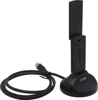 Адаптер Wi-Fi D-link DWA-192, 802.11a/b/g/n/ac, 2.4 / 5 ГГц, до 1.3 Гбит/с, 17 дБм, USB (DWA-192/RU/B1A)