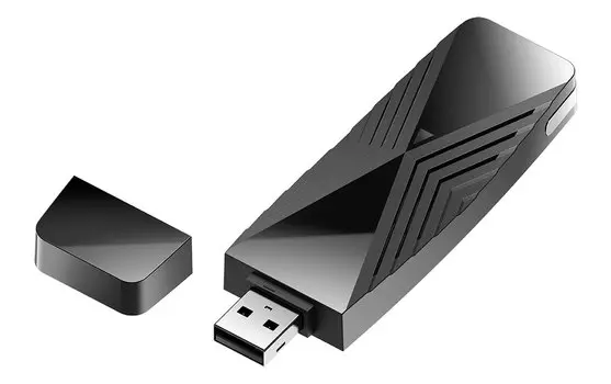 Адаптер Wi-Fi D-link DWA-X1850, 802.11a/b/g/n/ac/ax, 2.4 / 5 ГГц, до 1.2 Гбит/с, 19 дБм, USB (DWA-X1850/A1A)