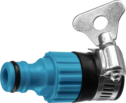 Адаптер GRINDA PROLine, 16мм, пластик/EPDM, с хомутом (8-426320/8-426320_z02)