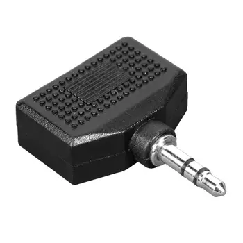 Адаптер Hama Jack 2x3.5-Jack 3.5, черный (H-43353)