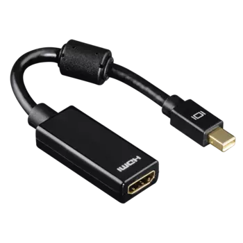 Адаптер Hama miniDisplayPort (m) - HDMI(F) 0.1m (00054560)