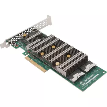 Адаптер HBA Microsemi Adaptec 1200-16i, SAS/SATA/NVMe 24G, 16-port (SlimSAS), PCI-Ex8, SGL (120016IXS)