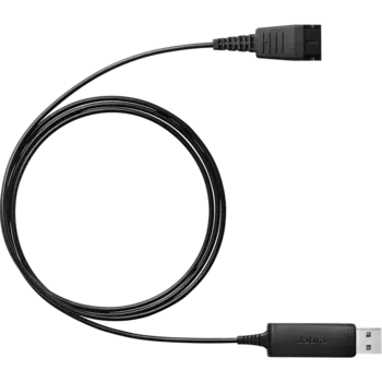 Адаптер Jabra Link 230 для проводных гарнитур Jabra, Plug-and play USB, черный (230-09)