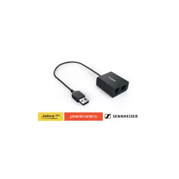 Адаптер-переходник Yealink EHS40 для Jabra, Plantronics, Sennheiser к телефонам Yealink , черный