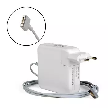 Адаптер питания ноутбука сетевой TopON для Apple , 85Вт, 20V, 4.25A, белый (TOP-AP85)