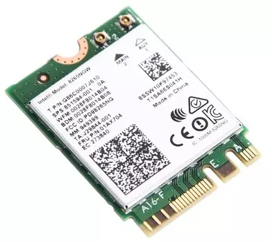 Адаптер Bluetooth+Wi-Fi Intel 8265, 802.11a/b/g/n/ac, 2.4 / 5 ГГц, до 867 Мбит/с, M.2 (8265.NGWMG.NV)