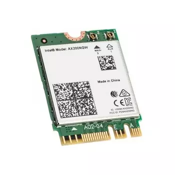 Адаптер Bluetooth+Wi-Fi Intel AX200, 802.11a/b/g/n/ac/ax, 2.4 / 5 ГГц, до 2.46 Гбит/с, 20 дБм, M.2 E Key 2230 (AX200.NGW)