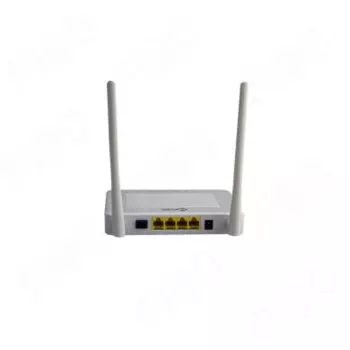 Абонентский терминал (ONU) C-DATA FD504GW-E, 802.11a/b/g/n, 2.4 ГГц, до 300 Мбит/с, WAN (GPON SFP) 1, LAN 4x0.1 Гбит/c, внешних антенн: 2x5 дБи (FD504GW-E)