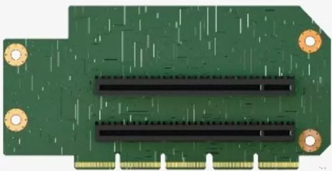 Адаптер райзер (RiserCard) Intel CYP2URISER1DBL, 2xPCI-Ex16, 2U, Riser Slot #1 для M50CYP (99A3P5)