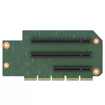 Адаптер райзер (RiserCard) Intel CYP2URISER1STD, PCI-Ex16 FHFL+PCI-Ex16 FHFL(x8 electr)+PCI-Ex8 FHHL, 2U, Riser Slot #1 для M50CYP (99A3P4)