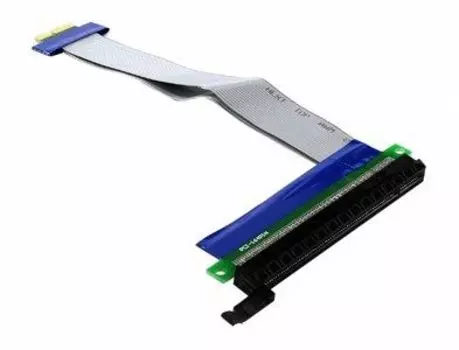 Адаптер райзер (RiserCard) PCI-Ex1(M)/PCI-Ex16(F), Espada (PCIEX1-X16rc)