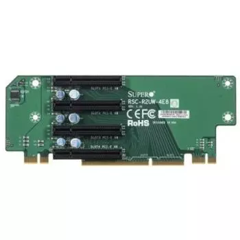 Адаптер райзер (RiserCard) Supermicro, 4xPCI-Ex8 (RSC-R2UW-4E8)