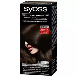 Краска для волос Syoss Color 3-1 темно-каштановый