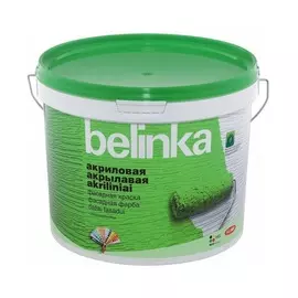 Краска Belinka акриловая. фасадная. В1 матовая. 2 л