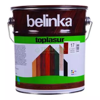 Краска Belinka Toplasur №17 2.5л тик