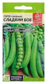 Семена горох "Сладкий боб", скороспелый, цп, 10 г