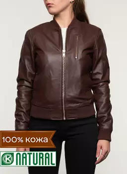 Бомбер кожаный 02, КАЛЯЕВ