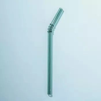 Трубочка стеклянная для коктейля, 20 см