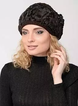 Берет из каракуля 01 c утеплителем, КАЛЯЕВ